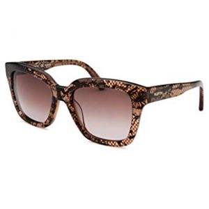 Valentino V667S Brown Lace Effect Sunglasses